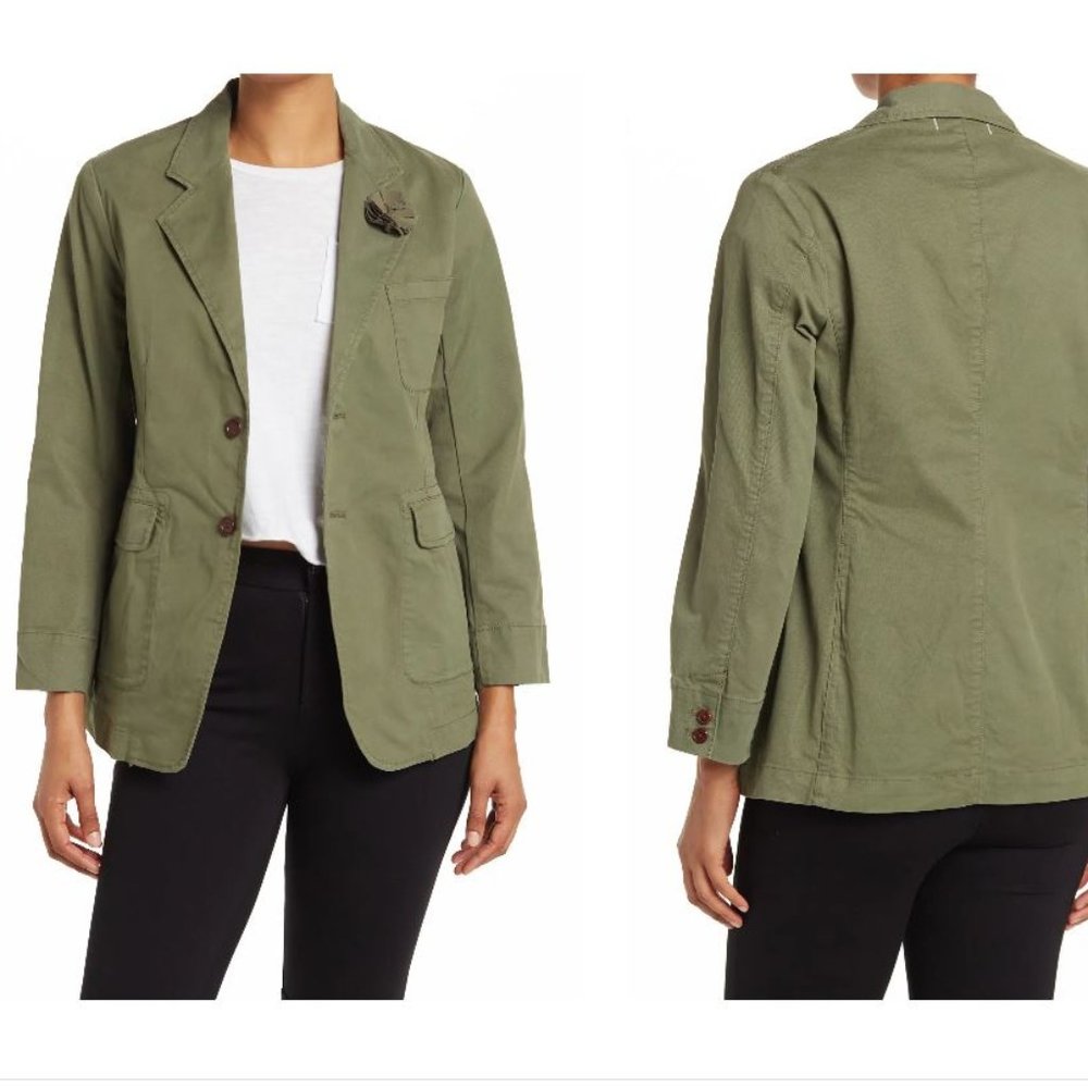 ALEX MILL Boy Solid Notch Lapel Jacket